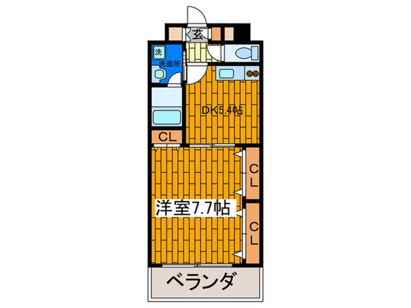 ハロ上町の物件間取画像